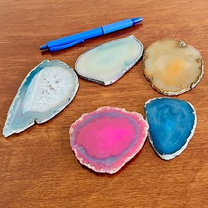 Lote de Árboles de Piedra, Agatas y Adornos Decorativos - imagen 6