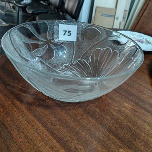 Ensaladera de Vidrio Transparente con Diseño Floral - imagen 5