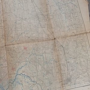 Antiguo Plano Geográfico de Los Cerrillos, Uruguay - Instituto Geográfico 1949 - imagen 3