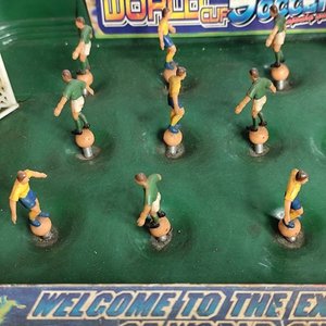 Futbolito Antiguo "World Cup Soccer" con Caja Original - imagen 5