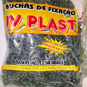 1000 Tornillos y 1000 Tacos de Fijación IV Plast 6mm - imagen 3