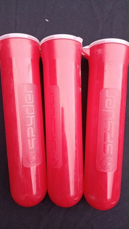 Contenedores de Paintball Spyder Rojos