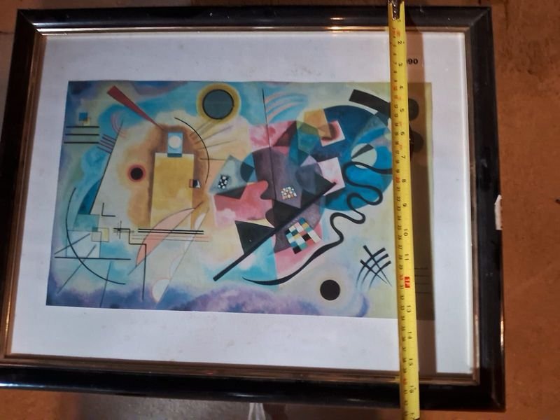Reproducción del cuadro 'Amarillo rojo y azul' - Arte Abstracto - imagen 3