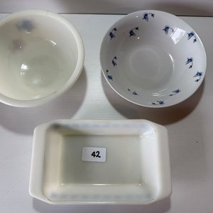 Set de 3 Fuentes de Vidrio: 2 Redondas y 1 Rectangular - imagen 1