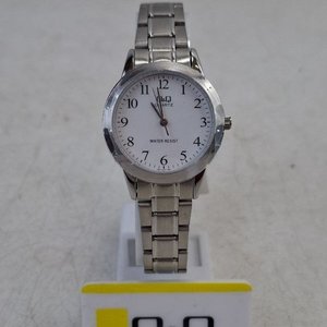 Lote siguiente: Reloj Pulsera Q&Q Plateado Esfera Blanca Números Arábigos