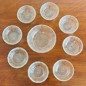 Juego de Vajilla de Vidrio: Fuente Grande, 8 Compoteras, 2 Jarritas y Bowls - imagen 3