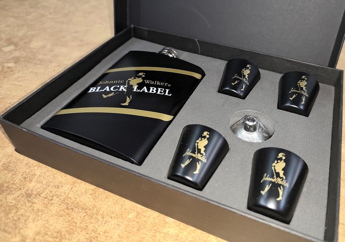 Johnnie Walker Black Label 4 Shot Set - Nuevo y en Caja - imagen 5