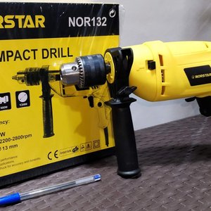Taladro Eléctrico Percutor Norstar 500W con Mandril 13mm y Accesorios - imagen 3