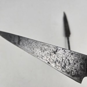 Par de Hojas de Cuchillos Antiguos en Acero Carbono - imagen 3