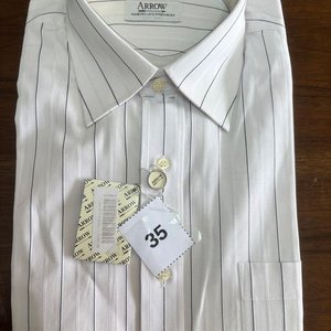 Camisa Clásica Rayada Arrow Talle 42 Nueva en Empaque - imagen 2