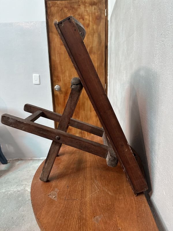Mesa Auxiliar De Madera - Tabla de madera antigua con diseño clásico - imagen 7