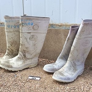 Dos Pares de botas lluvia PVC Talles 38 - Detalles de Uso - imagen 1
