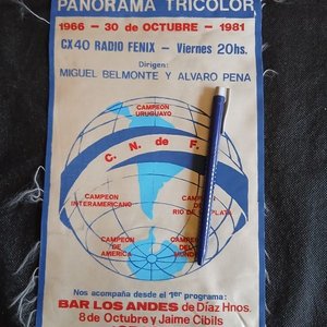 Banderín Histórico Programa Radial "Panorama Tricolor" (1966-1981) - imagen 2