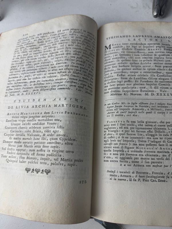 Libros antiguos de Poemas por Girolamo Fracastoro, Adamo Fumani y Nicolo Archi - imagen 4