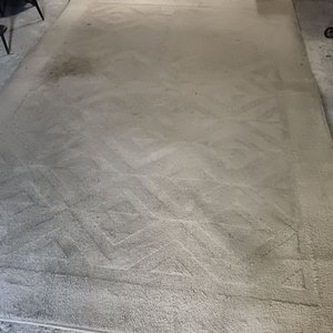 Alfombra Grande Beige con Diseño Geométrico - imagen 3