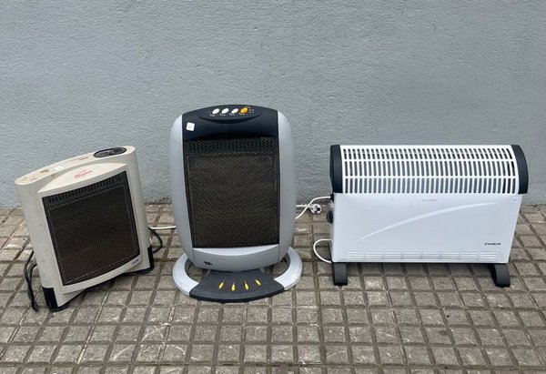 Lote de 3 Estufas Eléctricas Funcionando: Jata, Inhaus y Otra