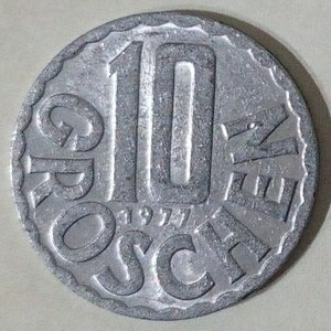 Moneda de 10 Groschen de Austria, 1977 - imagen 2
