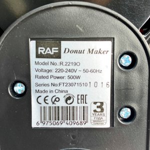 Máquina para Hacer Donas RAF R.22190 Naranja en Caja - imagen 3