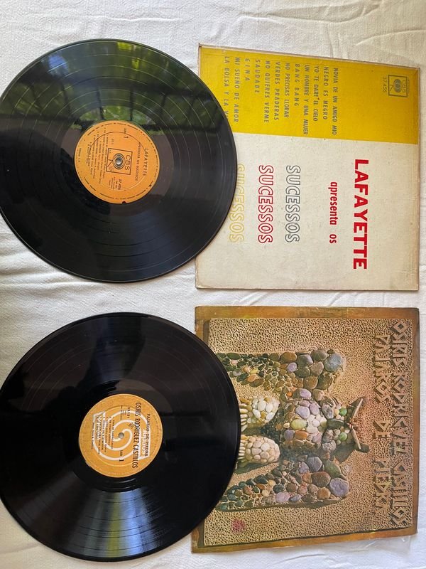 Lote de Discos de Vinilo Usados: Lafayette y Osiris Rodríguez Castillos