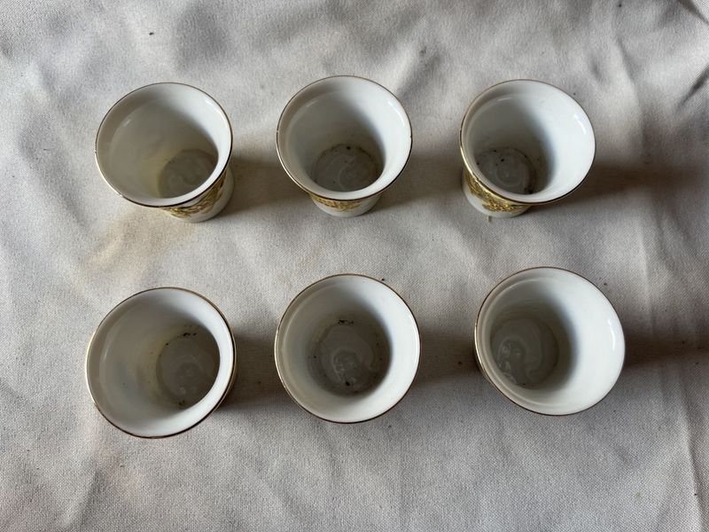 Vasos de porcelana con diseño de sake - imagen 2