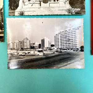 Lote de 3 Postales Antiguas de Montevideo: Palacio Salvo, Monumento y Edificios - imagen 5