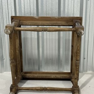 Estructura de Mesa Antigua de Madera Maciza para Restaurar - imagen 6