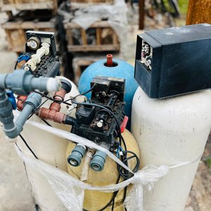 Lote de 5 Tubos Ablandadores de Agua con Controles - imagen 2