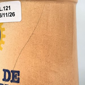Jarra de Cerámica "Semana de la Cerveza de Paysandú" 1984 con Monograma Norteña - imagen 3