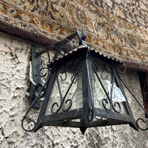 Farol de Pared Negro con Detalles de Forja - imagen 2