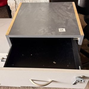 Cajonera Gris de 4 Cajones con Cerradura - imagen 2