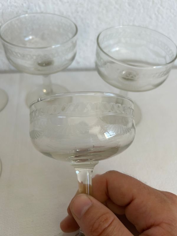 Juego de copas de cristal - imagen 5