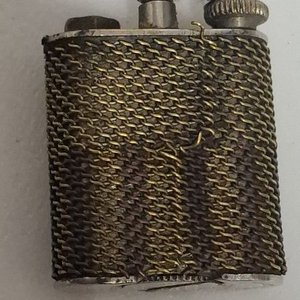 Encendedor Antiguo Metálico con Malla - imagen 3