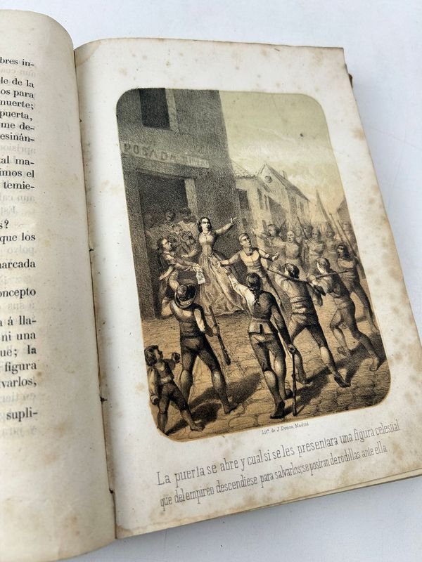Novela Histórica de Carlota Cobo, Imprenta de Santiago Aguado, Madrid, 1859 - imagen 6