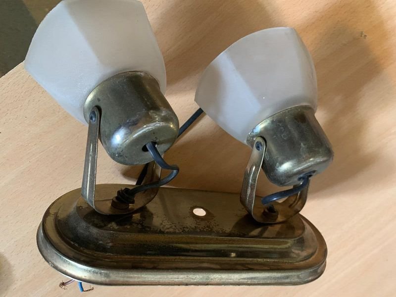Lámparas de dos luces con vidrio esmerilado - imagen 2