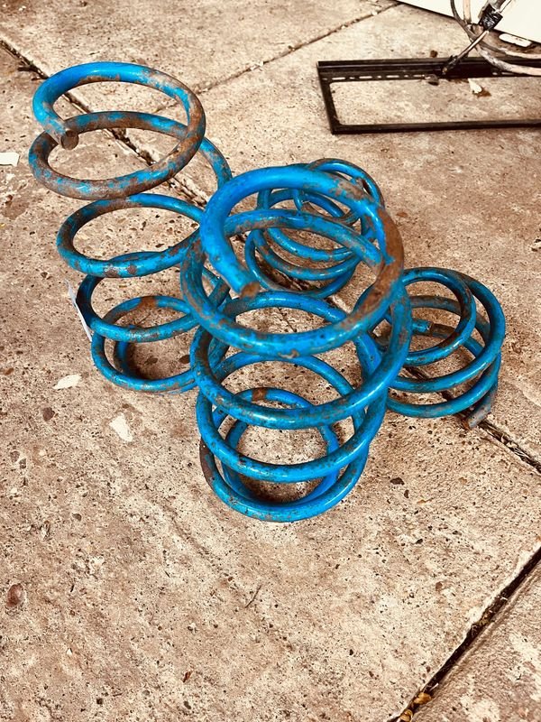 Resortes Deportivos Azules para Vehículos