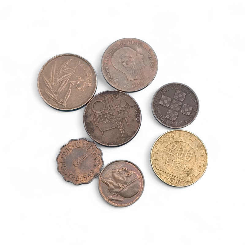 Monedas de diferentes países