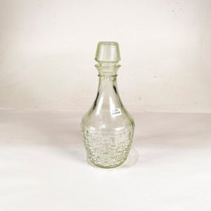 Botellón de Vidrio Hialino Tallado con Tapón - imagen 1