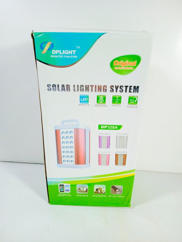 Sistema de iluminación solar con lámparas AT 8822