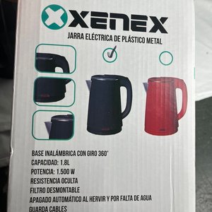 Jarra Eléctrica Xenex 1.8 Litros, 1500W, Nueva Sin Uso - imagen 6