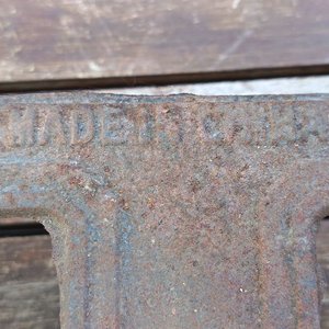 Anafe a gas de dos quemadores, estructura de Metal Con Detalles de Oxidación. - imagen 5
