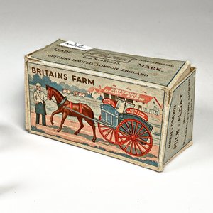 Carro Lechero Britains Farm de Plomo Inglés con Caballo y Tinas - imagen 6