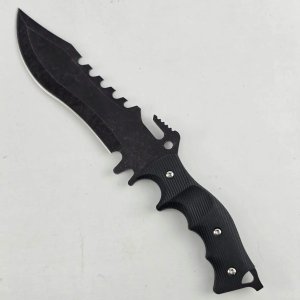 Cuchillo Táctico Negro con Vaina Negra - imagen 3