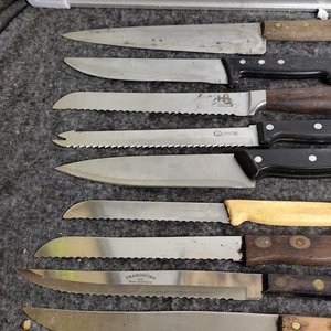 Lote de 9 Cuchillas Varias Tramontina y Otras Marcas - imagen 5