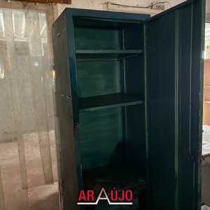 Escritorio Metálico y Mueble Archivador con Estantes - imagen 3