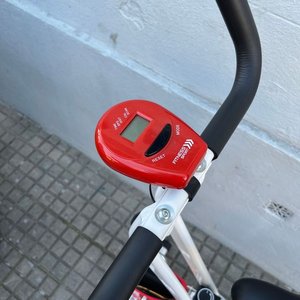 Bicicleta Fija de Ejercicio "Fitnes Sport" Blanca y Roja - imagen 5