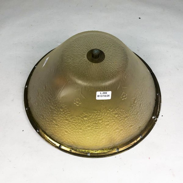 Plafon Cónico Esmerilado para Dos Luces