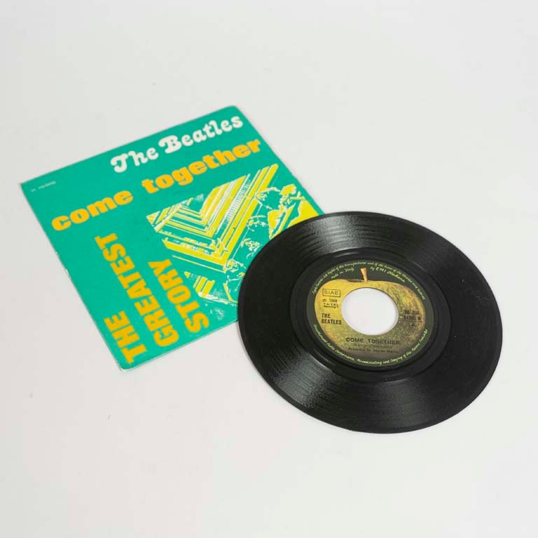 Disco Vinilo Single The Beatles "Come Together" Serie Especial Coleccionistas Apple EMI Italia