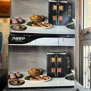 Lote siguiente: Freidora de Aire Digital Napo con Doble Display 11L