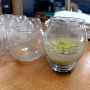 Lote de 12 Fanales de Vidrio con Velas - imagen 5