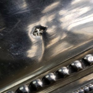 Plato para Masas Cristal y Plata Minerva con Sellos - imagen 9